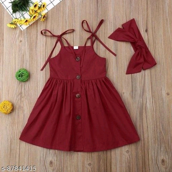 Girls Creap Frock & Dresses Pack Of 1 - 2-3 Years 3-4 Years 4-5