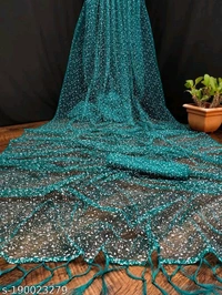 Laxmi Designer Net Sarees With Latkan Tusse, New Collection - Free Size