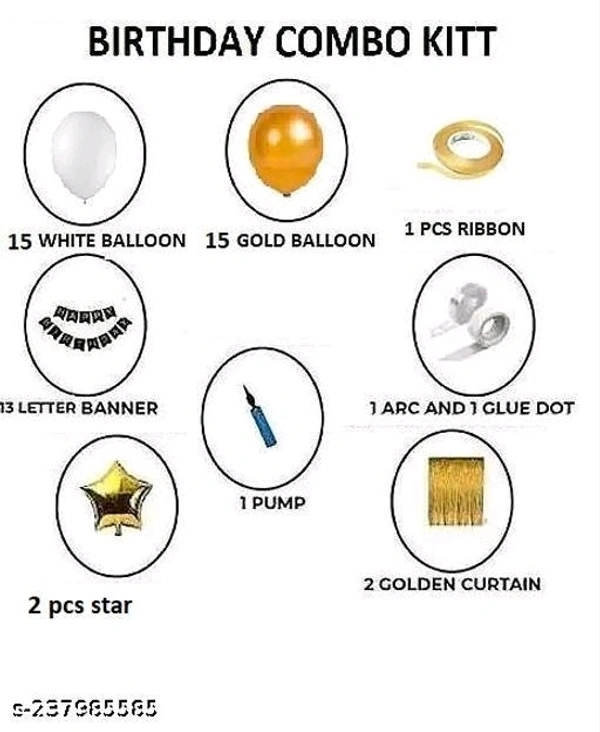 Happy Birthday Decoration Kit Combo