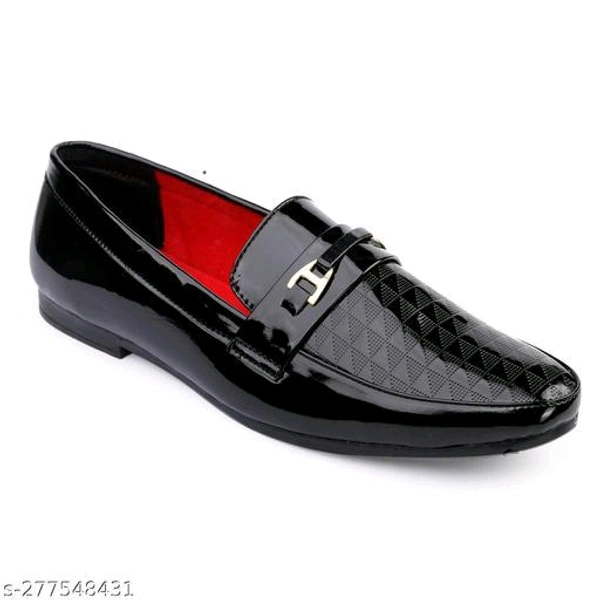 Stylish  Men Black  Loafer  - Black, IND-6 IND-7 IND-8 IND-9 IND-10