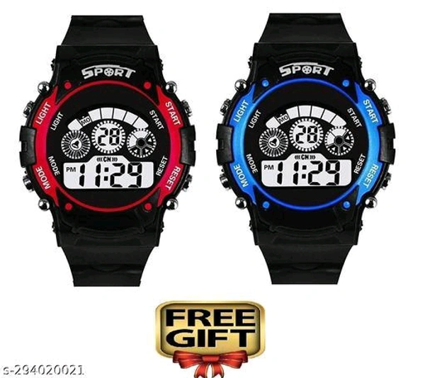 Kids Watches  - Black and yellow, Free Size