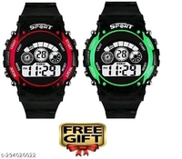 Kids Watches  - Black and yellow, Free Size