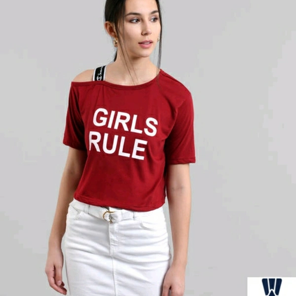 Women's One Shoulder Viscose Top