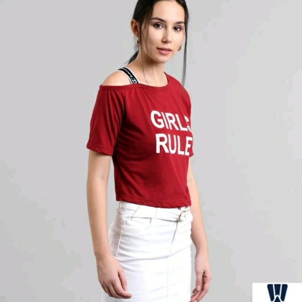 Women's One Shoulder Viscose Top