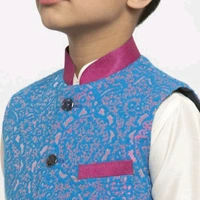 MAXENCE® Kids Kurta Pajama Set with Waistcoat