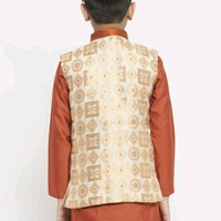 MAXENCE® Kids Kurta Pajama Set with Waistcoat