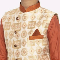 MAXENCE® Kids Kurta Pajama Set with Waistcoat