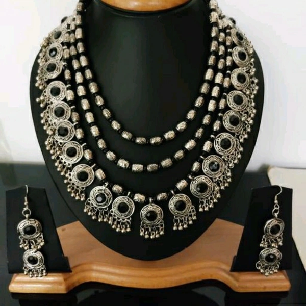 Designer Beautiful Necklace With Earrings Set Premium Quality Stone