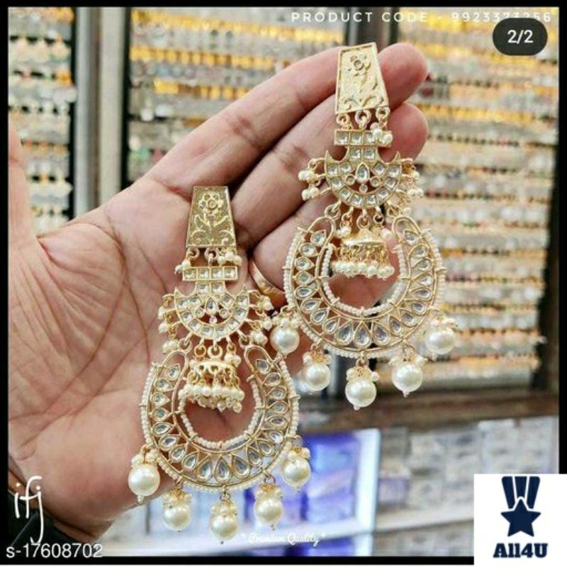 Buy online Gold Plated Hanging Beautiful Fancy Earring For Women's & Girls  from fashion jewellery for Women by Piah Fashion for ₹279 at 78% off | 2024  Limeroad.com