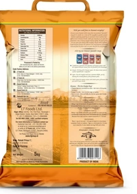 Daawat Rozana Super, Naturally Aged, Rich Aroma,Perfect Fit for Everyday Consumption Basmati Rice, 5 Kg