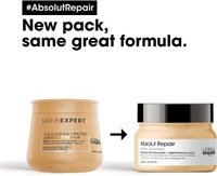 Loreal Professionnel Absolut Repair Hair Mask With Protein & Gold Quinoa For Dry And Damaged Hair, Serie Expert, Loreal Professionnel Absolut Repair Hair Mask With Protein & Gold Quinoa For Dry And Damaged Hair, Serie Expert, 250Gm
