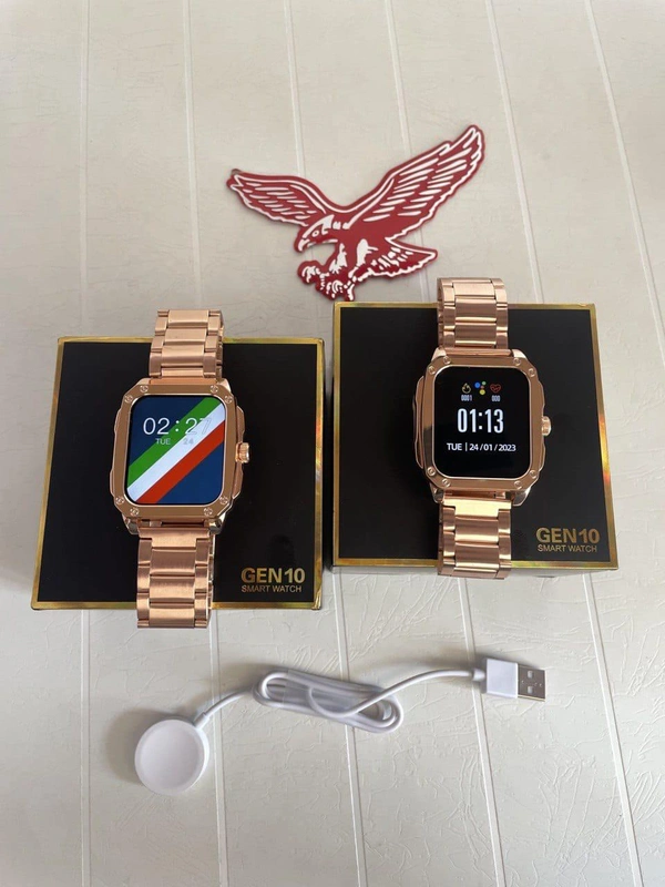 𝐏𝐫𝐞𝐦𝐢𝐮𝐦 𝐩𝐫𝐨𝐝𝐮𝐜𝐭 : - Fossil Generation 10 👑𝐏𝐫𝐢𝐜𝐞 : - 3000 ship /-  Rs ( Dual Belt  ) Prepaid 80Cod 170 Plus shipping ⭐️  Head Turning Gold Style  𝐒𝐩𝐞𝐜𝐢𝐟𝐢𝐜𝐚𝐭𝐢𝐨𝐧𝐬 : - ⚡ Experience the High Defination Square Display⚡️ Always On Display Working ⚡️ fully Metal Body ⚡ shows Fossil Logo at time of On / Off⚡ Voice Assistant Working ⚡️ Save upto 8 Contacts ⚡ - Web Orange
