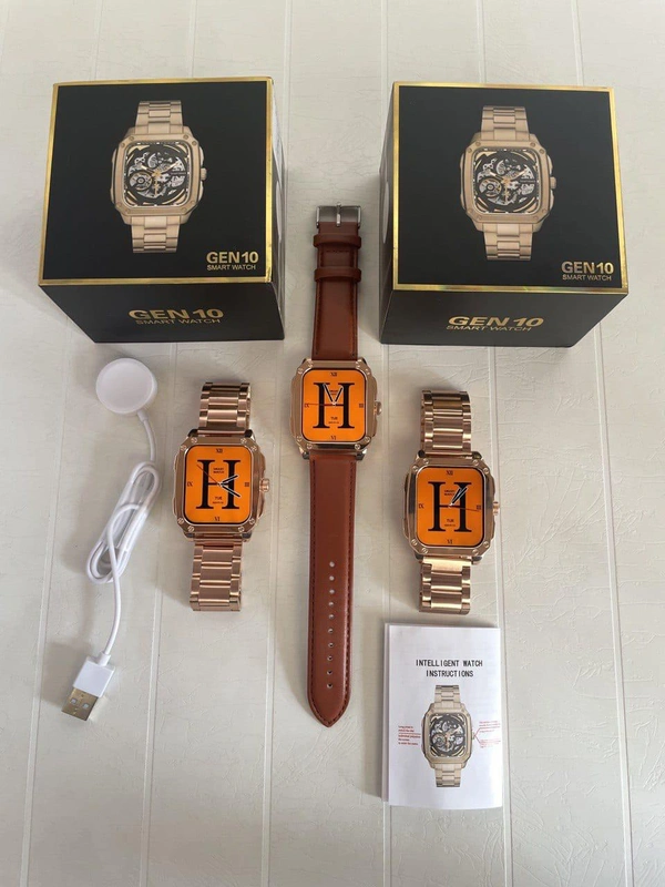 𝐏𝐫𝐞𝐦𝐢𝐮𝐦 𝐩𝐫𝐨𝐝𝐮𝐜𝐭 : - Fossil Generation 10 👑𝐏𝐫𝐢𝐜𝐞 : - 3000 ship /-  Rs ( Dual Belt  ) Prepaid 80Cod 170 Plus shipping ⭐️  Head Turning Gold Style  𝐒𝐩𝐞𝐜𝐢𝐟𝐢𝐜𝐚𝐭𝐢𝐨𝐧𝐬 : - ⚡ Experience the High Defination Square Display⚡️ Always On Display Working ⚡️ fully Metal Body ⚡ shows Fossil Logo at time of On / Off⚡ Voice Assistant Working ⚡️ Save upto 8 Contacts ⚡ - Web Orange
