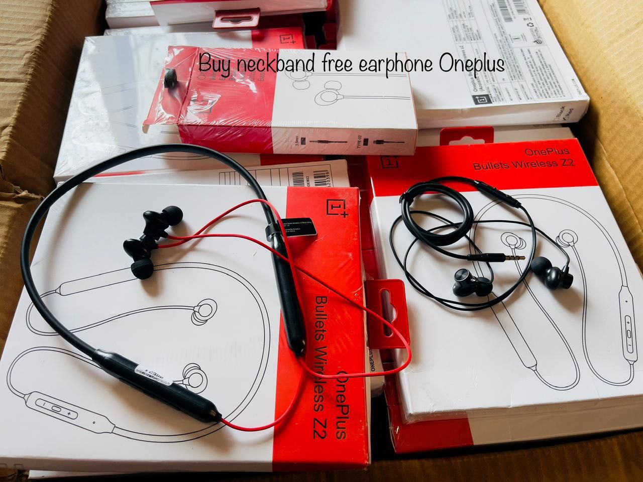 Buy OnePlus neckband Free earphone Next to original