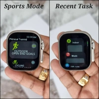 *SAME AS ORGINAL BOX AND WATCH **SERIES 8 ULTRA TOP QUALITY 🔥*❤️‍🔥❤️‍🔥*WITH ORIGINAL STRAP**WITH ORIGINAL BOX* *FEATURES*ᴍᴀᴋɪɴɢ & ᴀɴꜱᴡᴇʀ ᴄᴀʟʟꜱ ᴠɪᴀ ʙʟᴜᴇᴛᴏᴏᴛʜ.2.02 ɪɴᴄʜ ᴛꜰᴛ ꜱᴄʀᴇᴇɴ, ꜱᴘʟɪᴛ ꜱᴄʀᴇᴇɴ.ᴡɪʀᴇʟᴇꜱꜱ ᴄʜᴀʀɢɪɴɢ.ᴡᴀᴛᴄʜ ꜰᴀᴄᴇꜱ, 9 ᴍᴇɴᴜ ꜱᴛʏʟᴇ.ᴠᴏɪᴄᴇ ᴀꜱꜱɪꜱᴛᴀɴᴛ.ᴍᴜʟᴛɪ-ꜱᴘᴏʀᴛ ᴍᴏᴅᴇꜱ.📷Features• Multifunctional NFC• Voice Assistant• 2.02 inch TFT 428*485 Full pixel Touch Display• Built-in Spea - Black