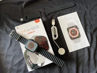 *HW68 Max Smartwatch remote control* *fitness tracker NFC Heart Rate Monitor *Smart Watch For Men*Price 2200+ship 80 rs ship prepaid 170 cod charges in advance System requirements android5.0+/ios10.0+Main control chip Hs6621PGCall Bluetooth AB5376A2Bluetooth version 5.2Screen display 2.01 inch square screen - 240 * 296-TFTBattery capacity 200mAHKey mode full-screen touchMotor cake  - Red