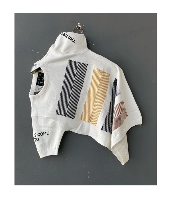_half Sleeves Cotton KNITTED TSHIRT🔥✅_ - White, L