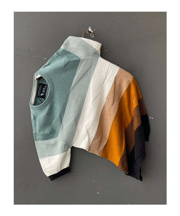 _half Sleeves Cotton KNITTED TSHIRT🔥✅_ - L