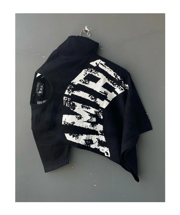 _half Sleeves Cotton TSHIRT🔥✅_ - M, Black