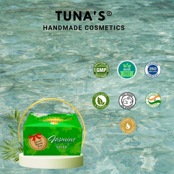 Tuna's® Tunas Jasmine Soap - 100Gm, Jasmine, A