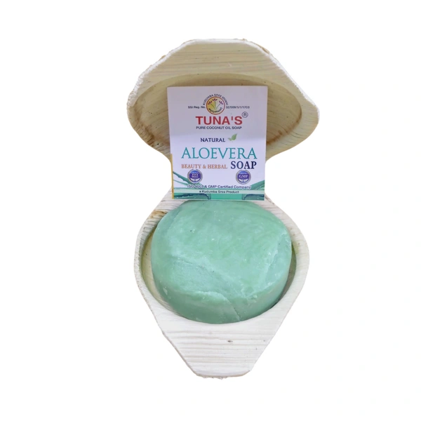 Tunas Aloe Vera Soap | Strengthens Damaged Skin | Sebum Balance | 65gm