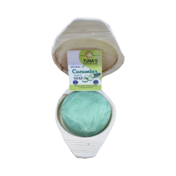 Tunas Cucumber Soap | Replenishes Moisture | Improves Skin Tone | 65gm
