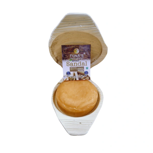 Tunas Sandal Soap | Brightens Skin | Smooth Texture | 65gm