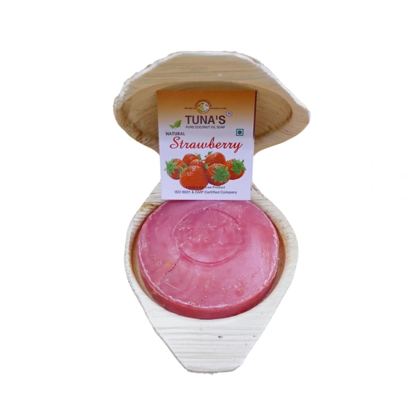 Tunas Strawberry Soap | Soft Glow | Soft & Supple | 65gm