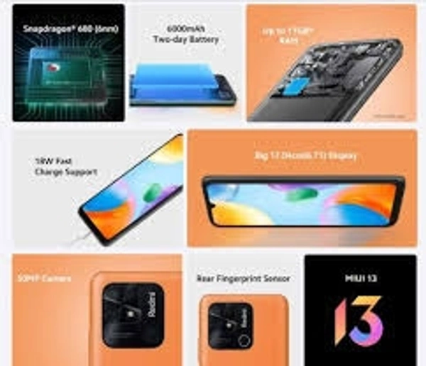 Redmi 10 Power Technology	GSM / HSPA / LTE2G bands	GSM 850 / 900 / 1800 / 1900 - SIM 1 & SIM 23G bands	HSDPA 850 / 900 / 21004G bands	1, 3, 5, 8, 40, 41Speed	HSPA, LTE-ALAUNCHAnnounced	2022, April 20Status	Available. Released 2022, April 30BODYDimensions	169.6 x 76.6 x 9.1 mm (6.68 x 3.02 x 0.36 in)Weight	203 g (7.16 oz)SIM	Dual SIM (Nano-SIM, dual stand-by)DISPLAYType	IPS LCD, 400 - Web Orange