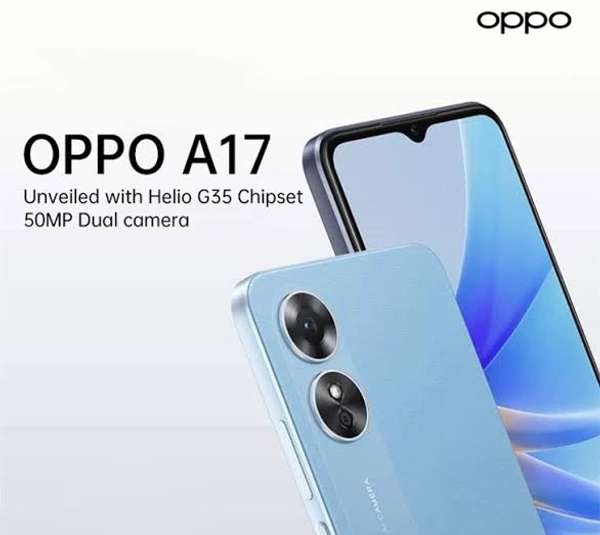 Oppo A17 NETWORKTechnology	GSM / HSPA / LTE2G bands	GSM 850 / 900 / 1800 / 1900 - SIM 1 & SIM 23G bands	HSDPA 850 / 900 / 21004G bands	1, 3, 5, 8, 38, 40, 41Speed	HSPA, LTELAUNCHAnnounced	2022, September 26Status	Available. Released 2022, September 26BODYDimensions	164.2 x 75.6 x 8.3 mm (6.46 x 2.98 x 0.33 in)Weight	189 g (6.67 oz)SIM	Dual SIM (Nano-SIM, dual stand-by) 	IPX4 water  - Web Orange