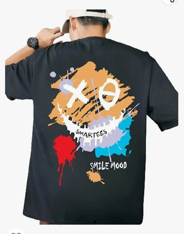 Tfortees Black Cotton Printed TshirtTrendingin Men's T-Shirts - Black, All Sizes