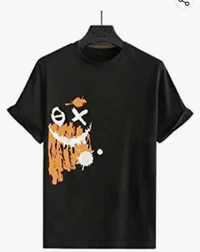 Tfortees Black Cotton Printed TshirtTrendingin Men's T-Shirts - Black, All Sizes