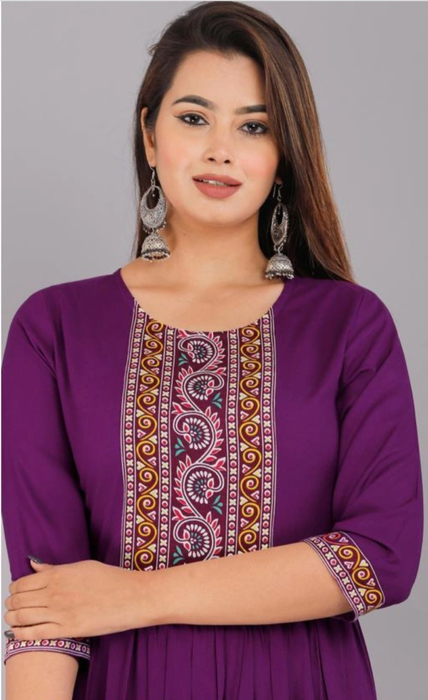 Fashionable trendy women nayara cut kurti - Bittersweet, All Size
