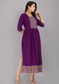 Fashionable trendy women nayara cut kurti - Bittersweet, All Size