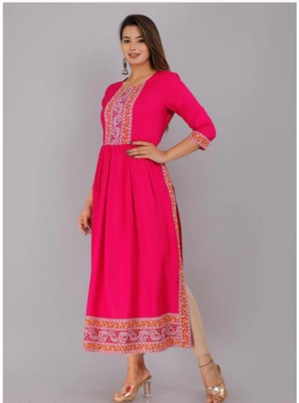 Fashionable trendy women nayara cut kurti - Bittersweet, All Size
