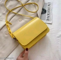 Pu Leather Designer ImportedCrossbody Bag - Mint Green, Free Size