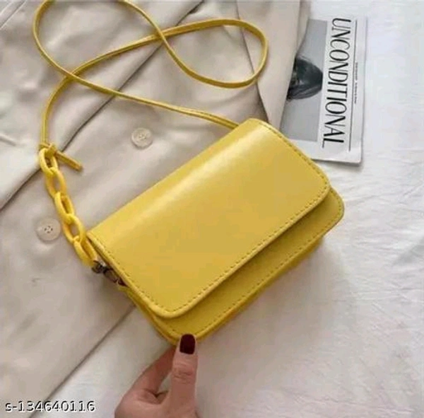 Pu Leather Designer ImportedCrossbody Bag - Mint Green, Free Size
