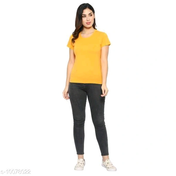 Myo Pure Cotton T-shirt for Women/Girls | Womens T-Shirt | Girls T-Shirt | T-Shirt | Regular Wear T-Shirt | Running | Jogging | Daily Wear | Summer Wear | Daily Wear | Comfty Cotton T-Shirt (Pack of 3)Name: Myo Pure Cotton T-shirt for Women/Girls | Womens T-Shirt | Girls T-Shirt | T-Shirt | Regular Wear T-Shirt | Running | Jogging | Daily Wear | Summer Wear | Daily Wear | Comfty Co - Red