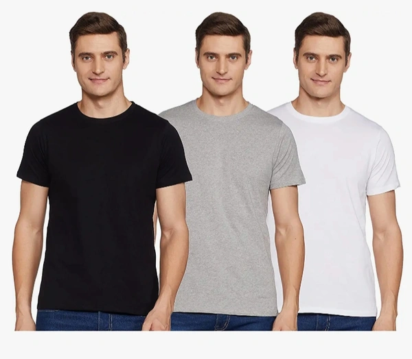 Chromozome Men Mens Tshirts Combo Pack 3 - Gray