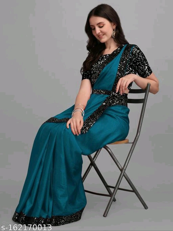 Soft Silk Red Lace Border Belt Saree with BlouseName: Soft Silk Red Lace Border Belt Saree with BlouseSaree Fabric: Soft SilkBlouse: Separate Blouse PieceBlouse Fabric: VelvetPattern: SolidBlouse Pattern: Same as BorderNet Quantity (N): SingleSizes: Free SizeCountry of Origin: India - Blue