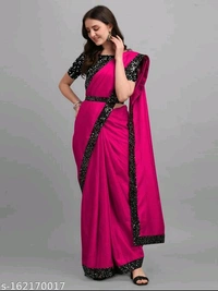 Soft Silk Red Lace Border Belt Saree with BlouseName: Soft Silk Red Lace Border Belt Saree with BlouseSaree Fabric: Soft SilkBlouse: Separate Blouse PieceBlouse Fabric: VelvetPattern: SolidBlouse Pattern: Same as BorderNet Quantity (N): SingleSizes: Free SizeCountry of Origin: India - Green