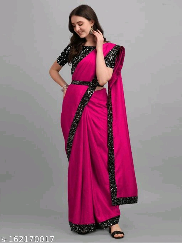 Soft Silk Red Lace Border Belt Saree with BlouseName: Soft Silk Red Lace Border Belt Saree with BlouseSaree Fabric: Soft SilkBlouse: Separate Blouse PieceBlouse Fabric: VelvetPattern: SolidBlouse Pattern: Same as BorderNet Quantity (N): SingleSizes: Free SizeCountry of Origin: India - Green