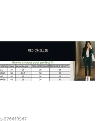 Women Formal Ofiice Wear cord setName: Women Formal Ofiice Wear cord setTop Fabric: LyocellBottom Fabric: LyocellSleeve Length: Long SleevesNet Quantity (N): 2Add on: JacketSizes: S (Top Bust Size: 36 in, Top Length Size: 26 in, Bottom Waist Size: 28 in, Bottom Length Size: 37 in) M (Top Bust Size: 38 in, Top Length Size: 27 in, Bottom Waist Size: 30 in, Bottom Length Size: 37 in)  - White Pointer