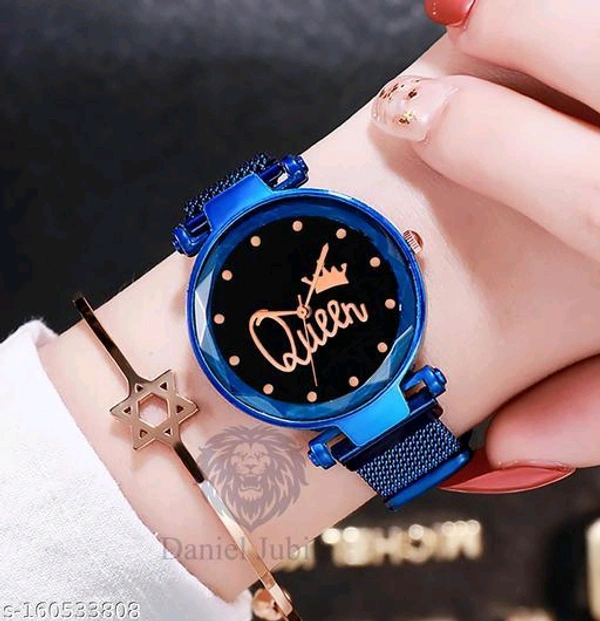 Rose gold Magnetic Chain magnet strap mash Watch Women watch Classy Heart Butterfly watch Black Girls Unique watch Women chain birthday gift Watch Analog Black watch hand watch new beautiful Girls Watch New Watch for Girls Watch With 2 Bracelet girls watch for women gift Analog Watch - For GirlsName: Rose gold Magnetic Chain magnet strap mash Watch Women watch Classy Heart Butterfl - Gold
