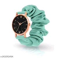 Scrunchies Watch with Classic & Unique Scrunchies Watches Strap Cloth Soft Pattern Solid Fabric Wristband I Watch Cute Elastic Scrunchy Bands Watch for Women & GirlsName: Scrunchies Watch with Classic & Unique Scrunchies Watches Strap Cloth Soft Pattern Solid Fabric Wristband I Watch Cute Elastic Scrunchy Bands Watch for Women & GirlsStrap Material: FabricDate Display: NoDial Color - Green