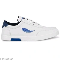 casual leaf blue shoeName: casual leaf blue shoeMaterial: Syntethic LeatherSole Material: RubberFastening & Back Detail: Lace-UpSizes:IND-6, IND-7, IND-8, IND-9, IND-10, IND-11Care Instructions : Rotate your pair of shoes once every other day, allowing them to de-odorize and retain their shapes. Use shoe bags to prevent any stains or mildew.Just wipe with clean,dry cloth to remove  - Black, 6IND6 IND7 IND8 IND9 IND10 IND11