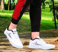 FITLER mens Casual White Sneakers SneakerName: FITLER mens Casual White Sneakers SneakerMaterial: SyntheticSole Material: PvcFastening & Back Detail: Lace-UpSizes:IND-6, IND-7, IND-8, IND-9, IND-10Designed to offer comfort at its best, without compromising on style. Packed with features that offer luxurious comfort, this pair makes you look your casual best when paired classy acces - IND-6 IND-7 IND-8 IND-9 IND-10