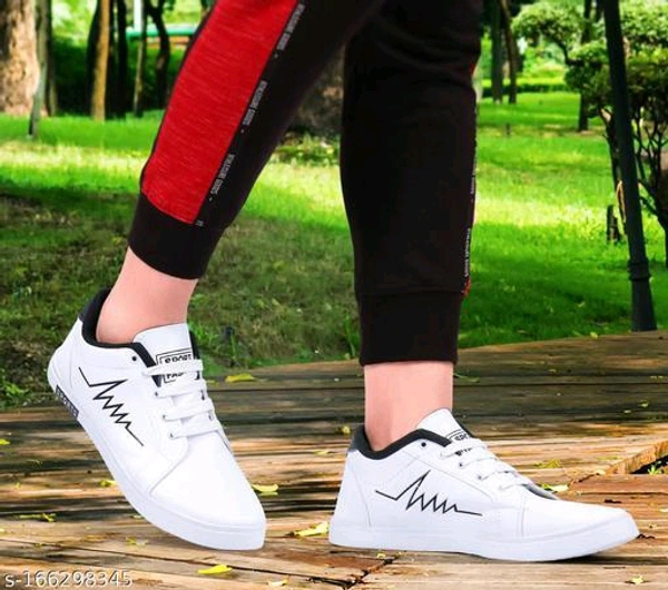 FITLER mens Casual White Sneakers SneakerName: FITLER mens Casual White Sneakers SneakerMaterial: SyntheticSole Material: PvcFastening & Back Detail: Lace-UpSizes:IND-6, IND-7, IND-8, IND-9, IND-10Designed to offer comfort at its best, without compromising on style. Packed with features that offer luxurious comfort, this pair makes you look your casual best when paired classy acces - IND-6 IND-7 IND-8 IND-9 IND-10