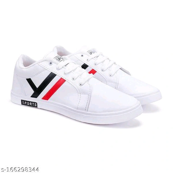 FITLER mens Casual White Sneakers SneakerName: FITLER mens Casual White Sneakers SneakerMaterial: SyntheticSole Material: PvcFastening & Back Detail: Lace-UpSizes:IND-6, IND-7, IND-8, IND-9, IND-10Designed to offer comfort at its best, without compromising on style. Packed with features that offer luxurious comfort, this pair makes you look your casual best when paired classy acces - IND-6 IND-7 IND-8 IND-9 IND-10