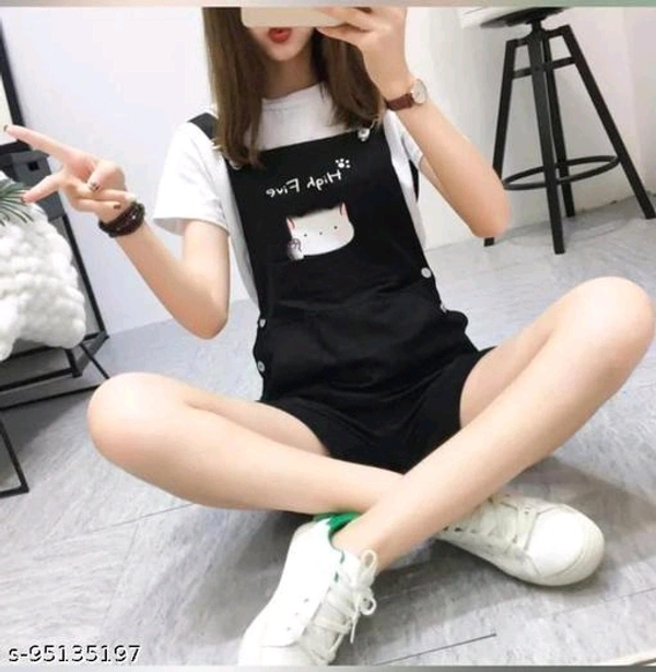 SHORT JUMPSUITName: SHORT JUMPSUITFabric: LycraSleeve Length: Short SleevesPattern: SolidNet Quantity (N): 1Sizes: XXS (Bust Size: 26 in, Length Size: 36 in, Waist Size: 26 in) XS (Bust Size: 28 in, Length Size: 36 in, Waist Size: 28 in) S (Bust Size: 30 in, Length Size: 36 in, Waist Size: 28 in) MCountry of Origin: India - White
